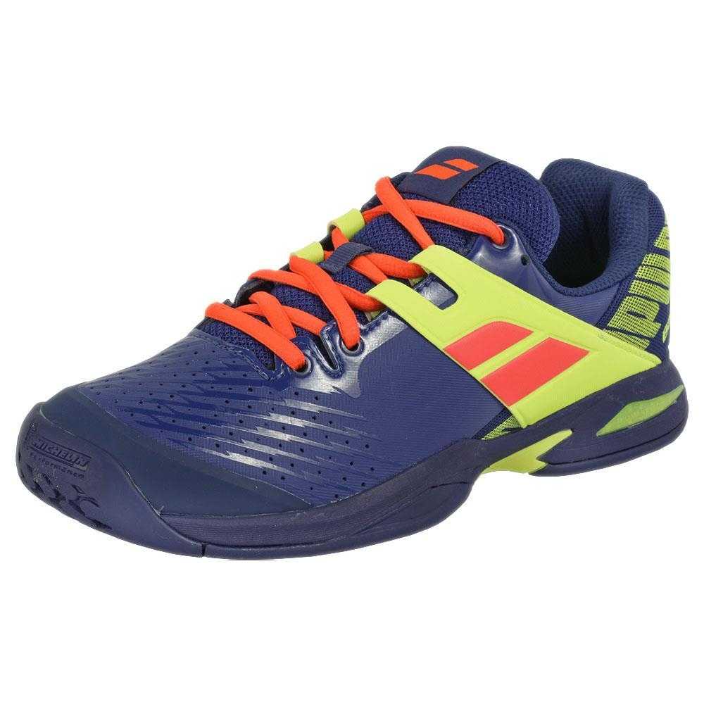 Babolat Propulse All Court Kids Women Blue Neon Aero Handball