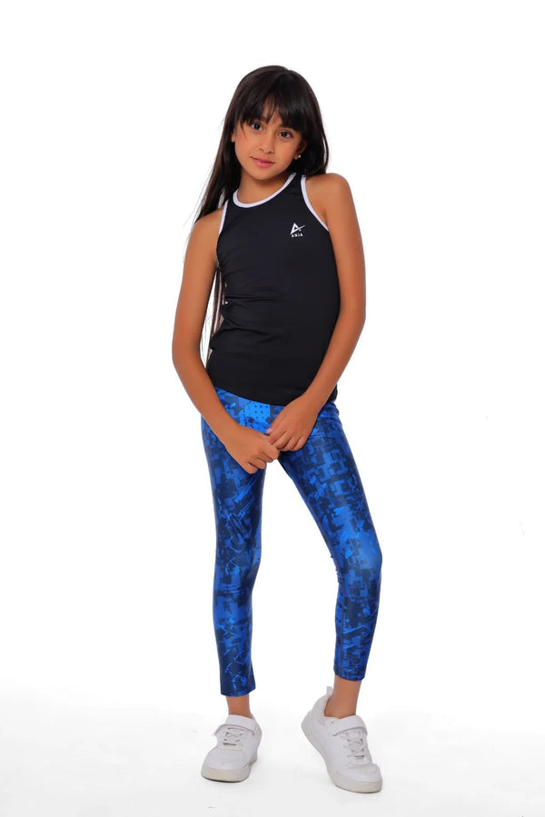 Anja Kids Basic Sport Blue Leggings WS