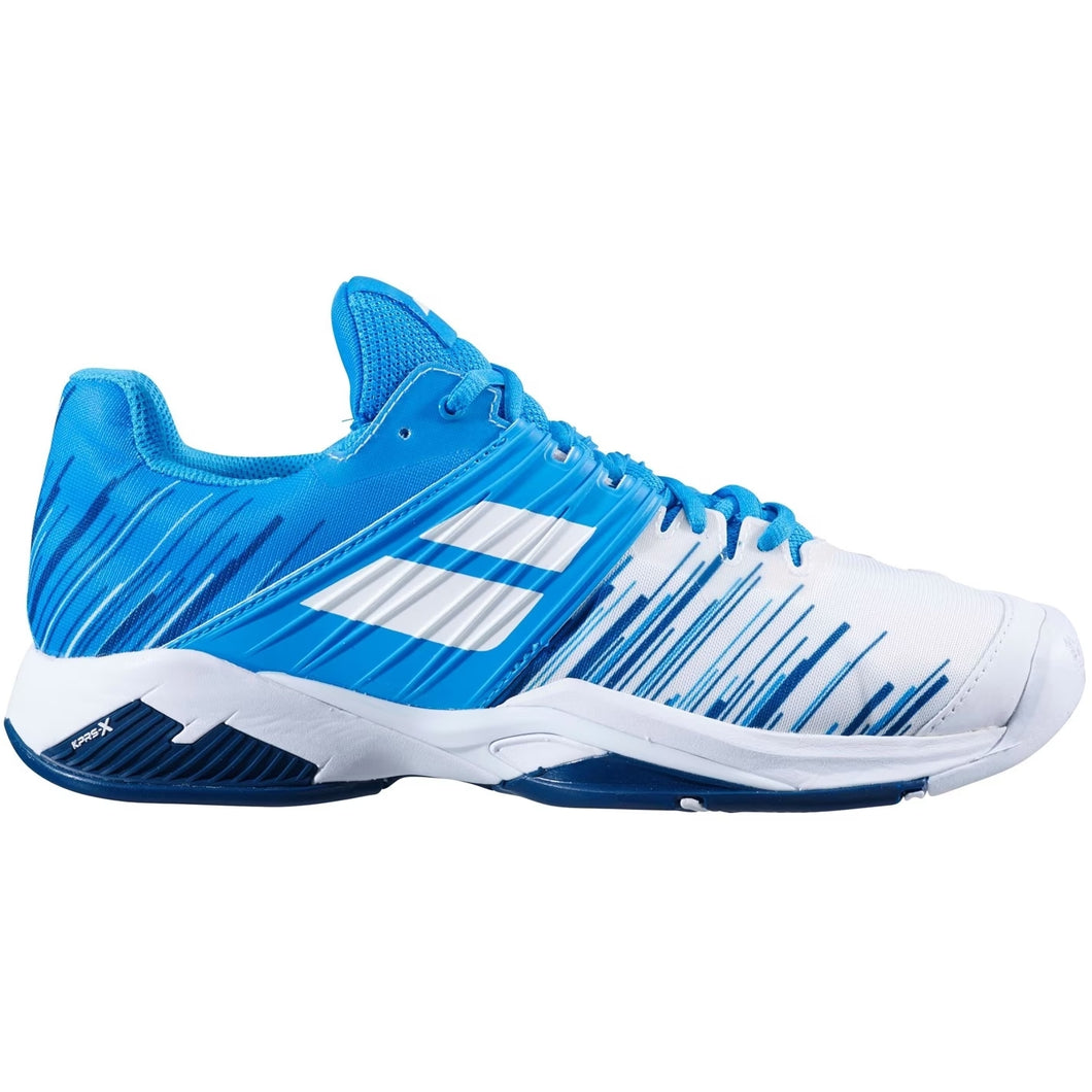 Babolat Propulse Fury All Court White Blue Tennis & Padel Shoes