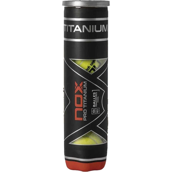 NOX Pro Titanium Padel balls bottle WN