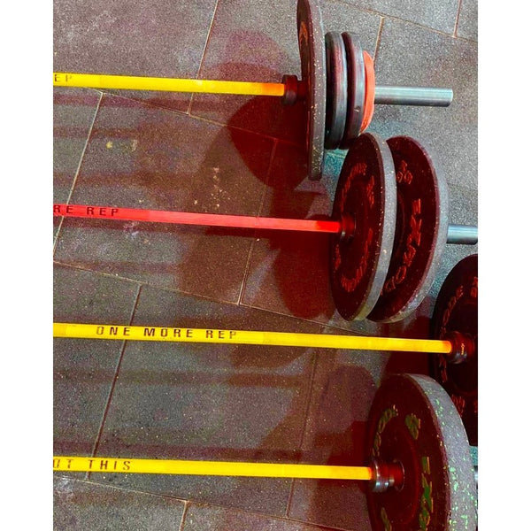 Explode Fitness Gym CrossFit Cerakote "You Got This" 20 KG Barbell EX