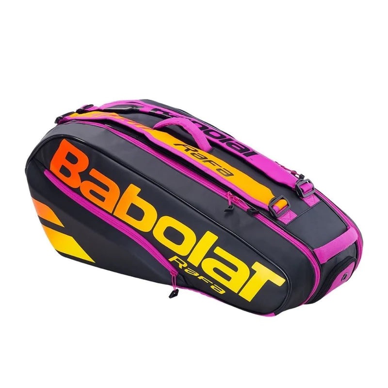 Babolat RH6 Pure Aero Rafa Black Orange Purple Tennis Bag Padel