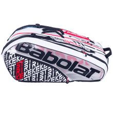 Babolat RH12 Pure Strike White Red Tennis Bagتحميل الصورة في عارض المعرض 
