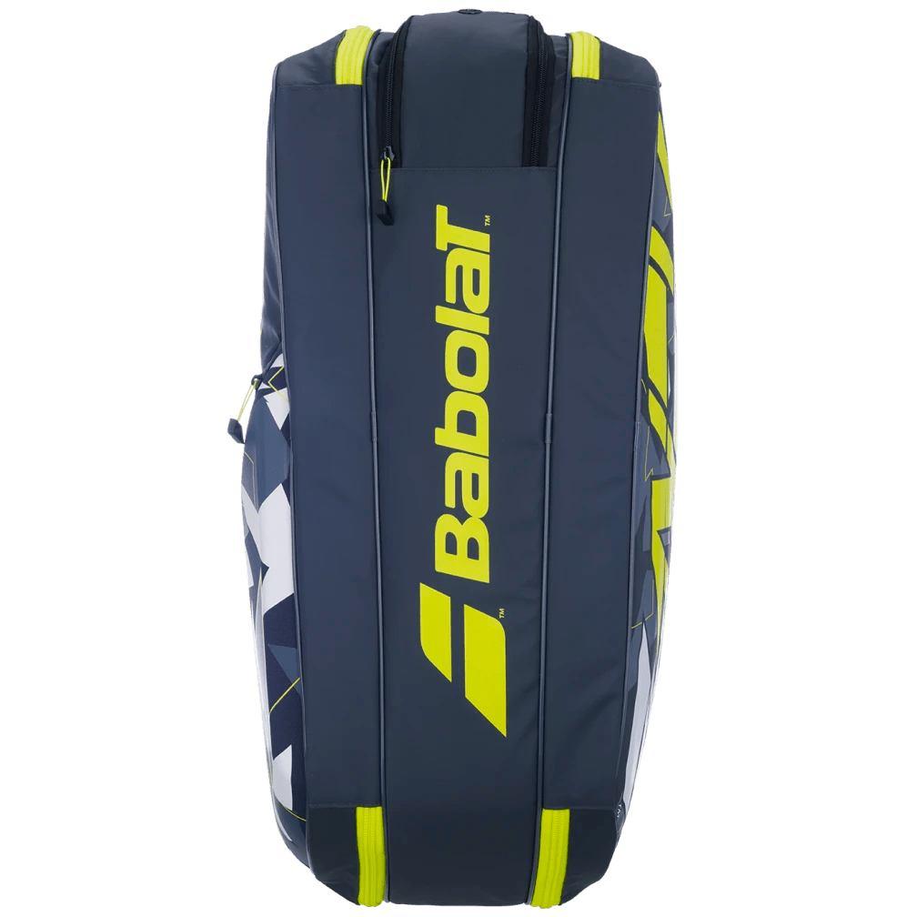 Babolat RH6 Pure Aero Grey Yellow White Tennis Bag Padel Gear