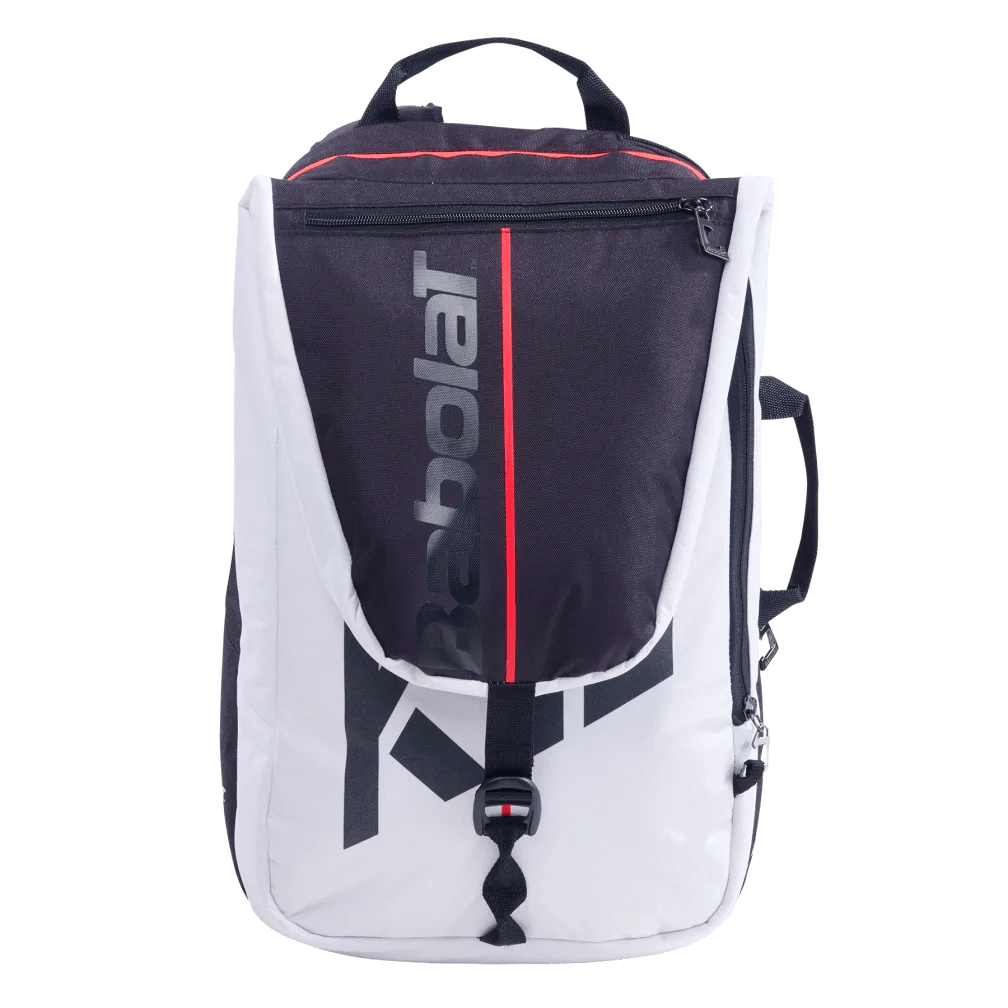 Babolat Pure Strike White Red Tennis Backpack Padel Gear Sports Shop