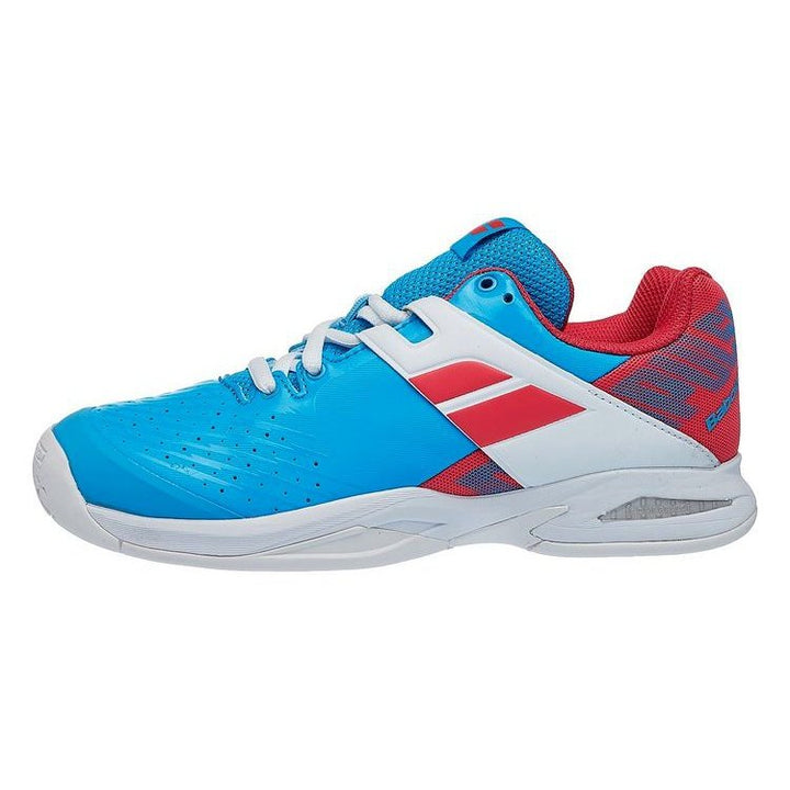 Babolat Propulse All Court Junior & Ladies Sky Blue Pink Tennis Shoes