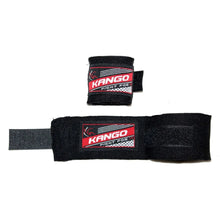 Kango Martial Arts Unisex Adult White Black Leather Boxing Gloves + 3 Meters Bandage or Mouth Guard WSتحميل الصورة في عارض المعرض 
