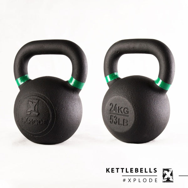 Explode Fitness Gym Crossfit Imported "Cast Iron" Higher Quality Kettlebell EX