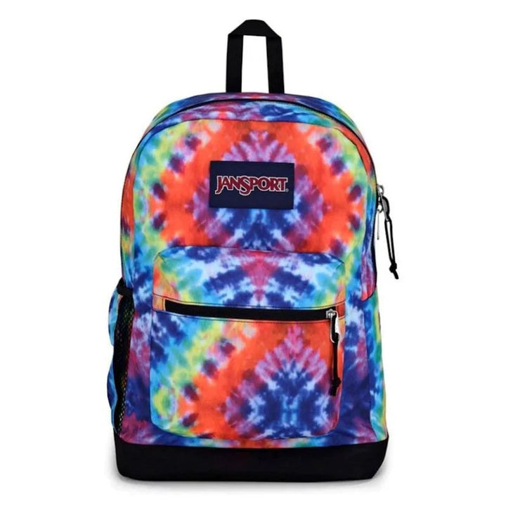 Jansport Cross Town Plus Red/Multi Hippie Days Backpack WS