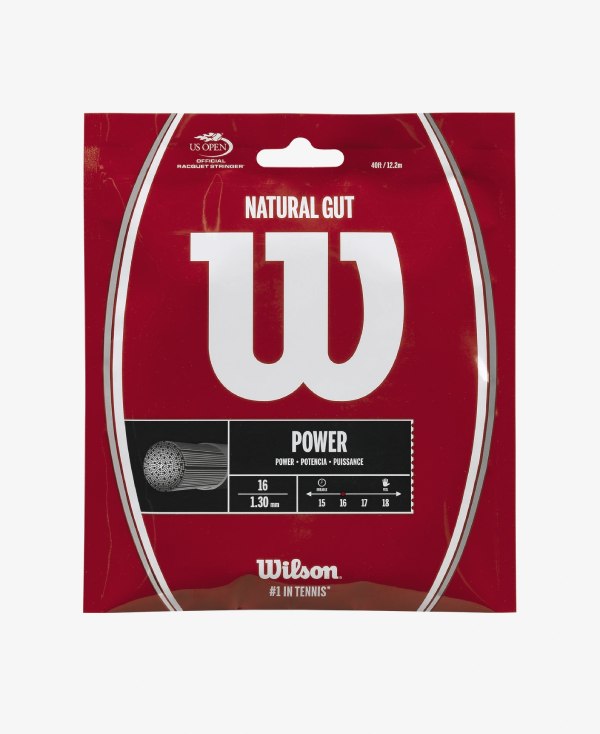 Wilson Natural Gut 16 - 17 Tennis String - Set WS