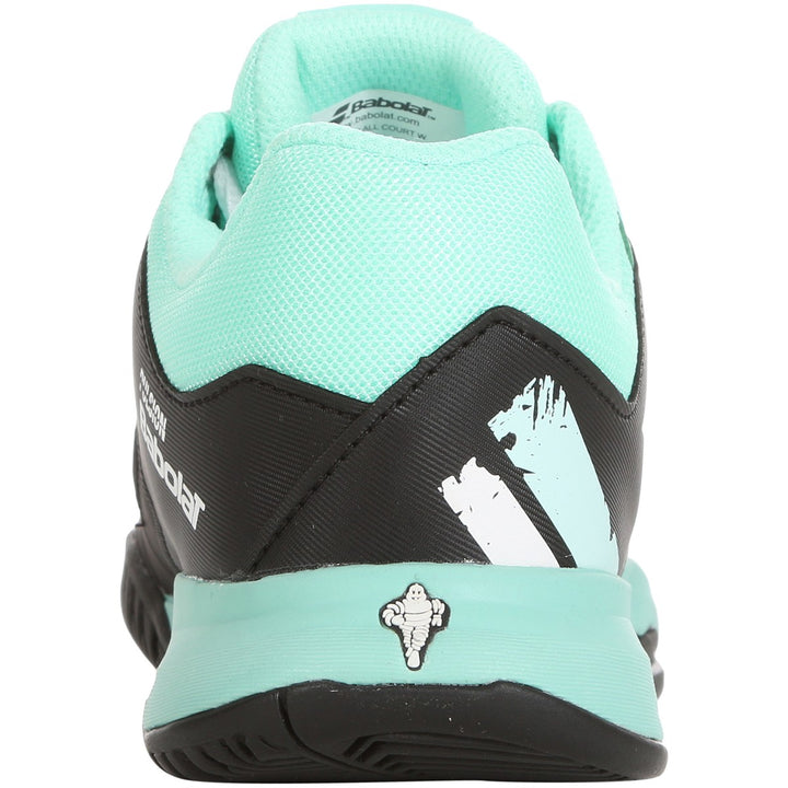 Babolat Pulsion All Court Ladies & Juniors Black Teal Tennis Shoes