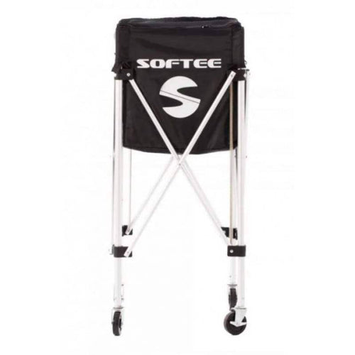 Softee Original Tennis & Padel Ball Basket With WHEELS for Courts & Coaches