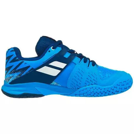 Babolat Propulse All Court Junior White Blue Marine Tennis & Padel Shoes