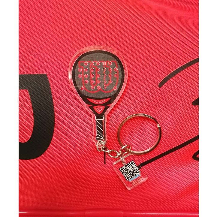 Wilson Bela Pro Padel Racket Keychain