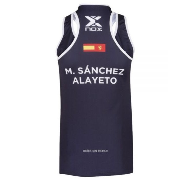 NOX Mapi Sanchez Alayeto 2020 navy Blue Ladies Padel Tshirt