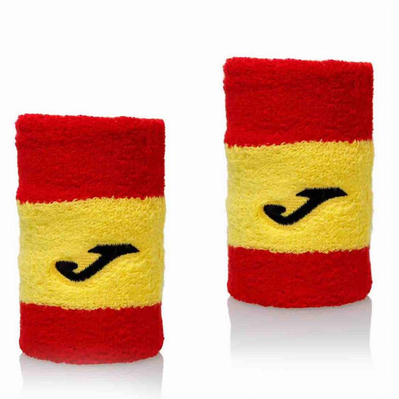 Joma Red Yellow Spanish Flag Padel Wristbands 2 pieces LV